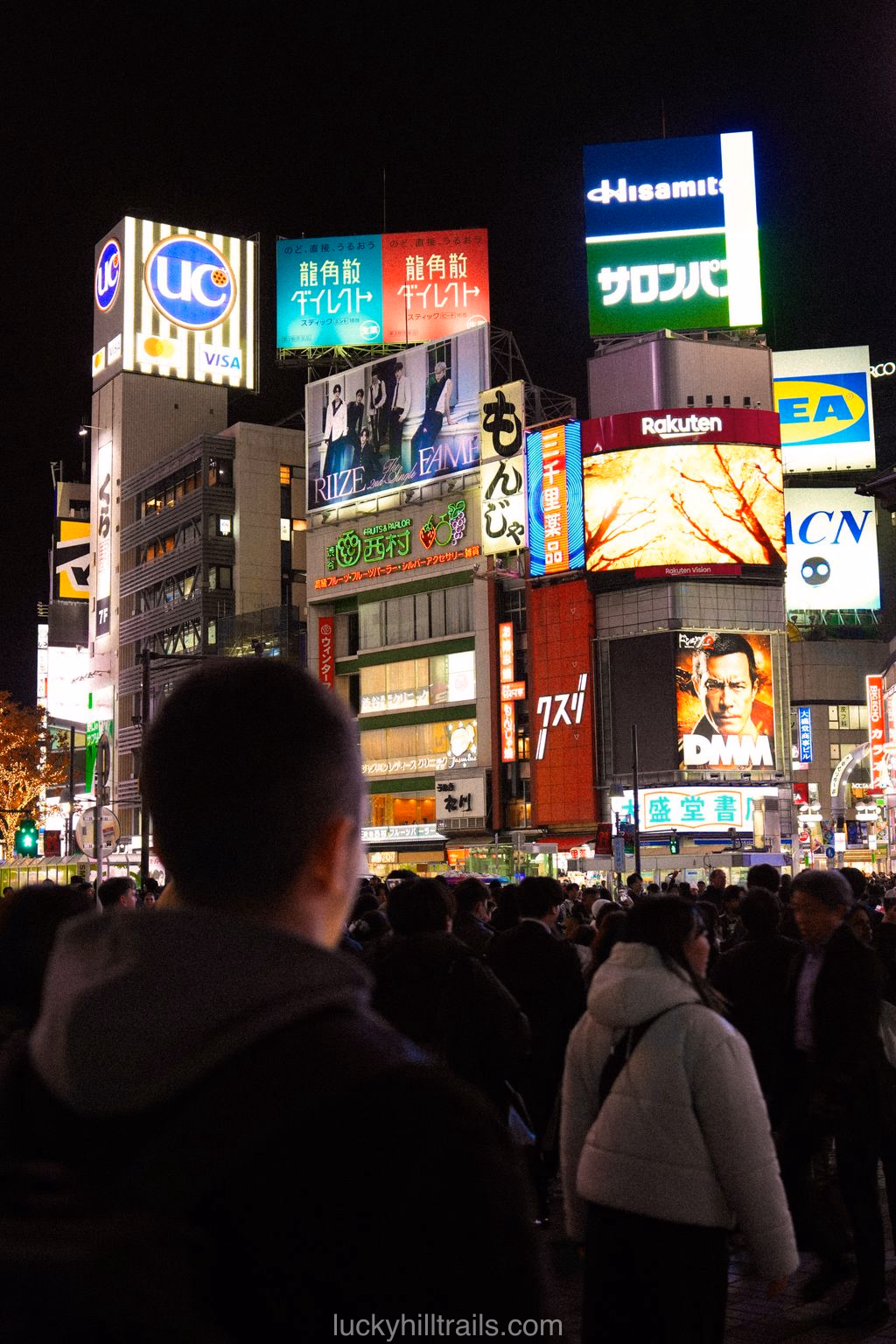 Shibuya Crossing pedestrian crossing in Tokyo